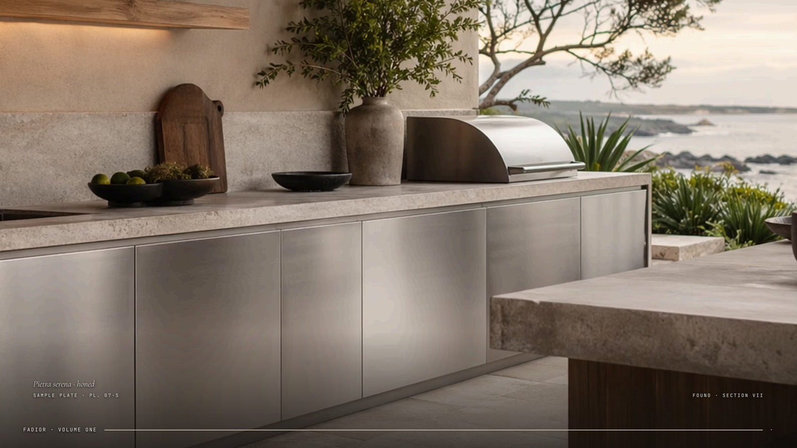 Fadior outdoor kitchen system